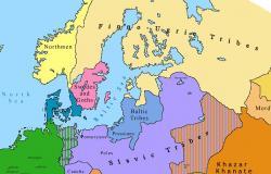 Northern Europe in 814